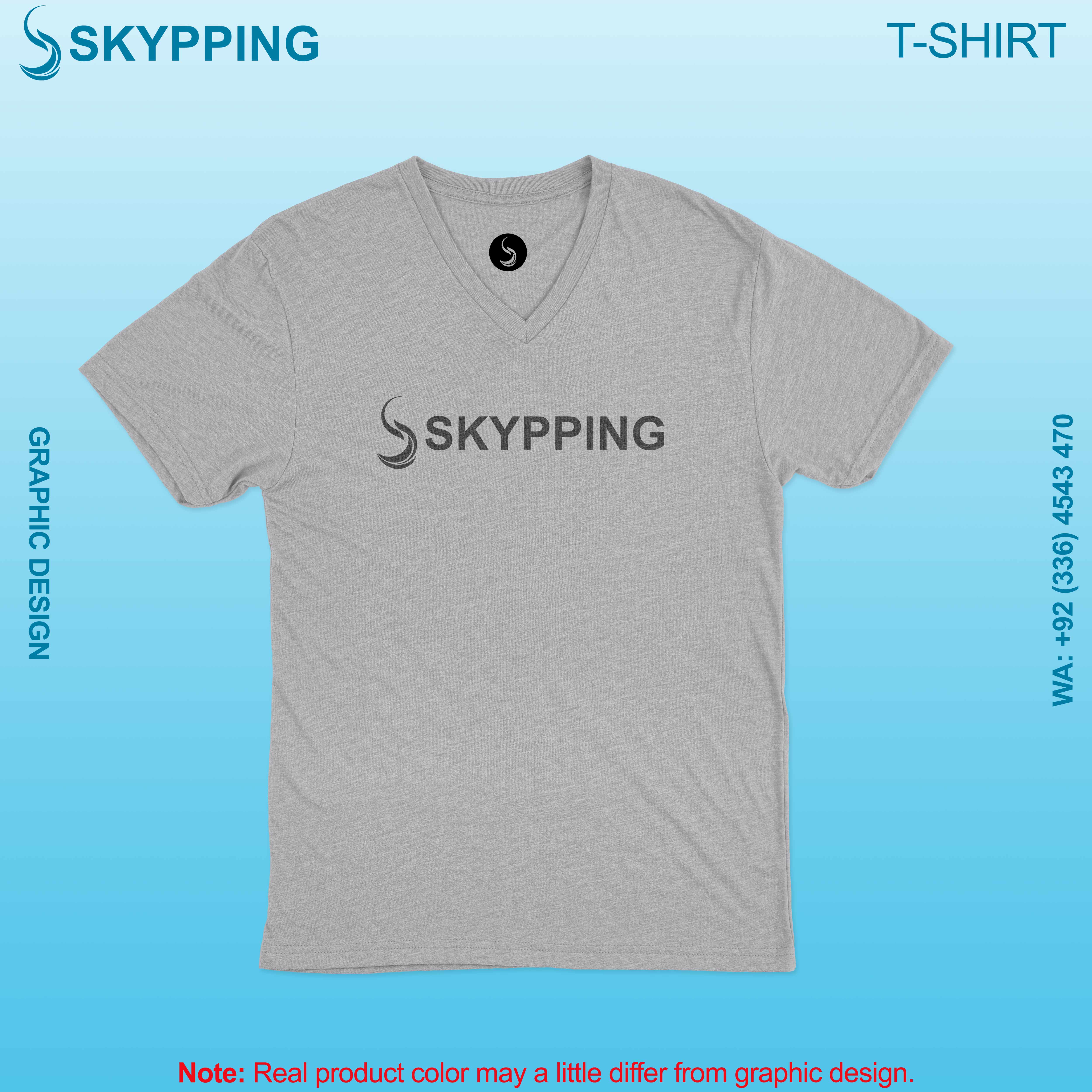 V-Neck Short set-in style sleeve t-shirt for men